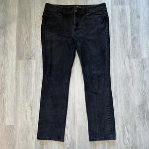 Ralph Lauren Women's Black Jeans Size 16